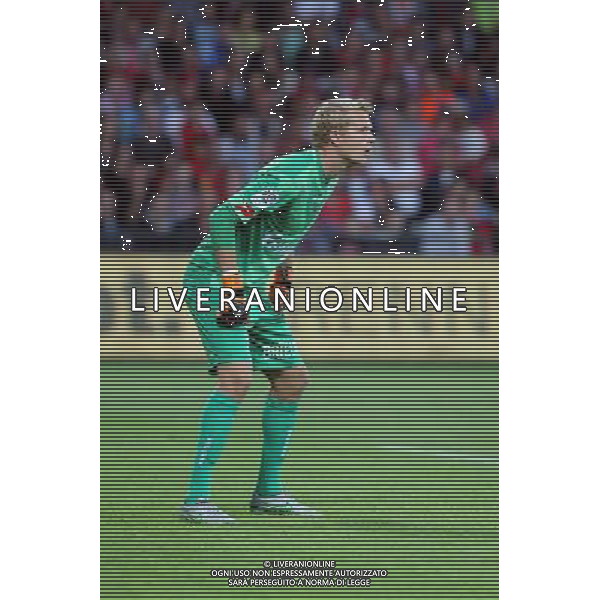 Jonas LOSSL - 28.08.2015 - Guingamp / Marseille - 4eme journee de Ligue 1 Photo : Vincent Michel / Icon Sport /AGENZIA ALDO LIVERANI Sas - ITALY ONLY - EDITORIAL USE ONLY