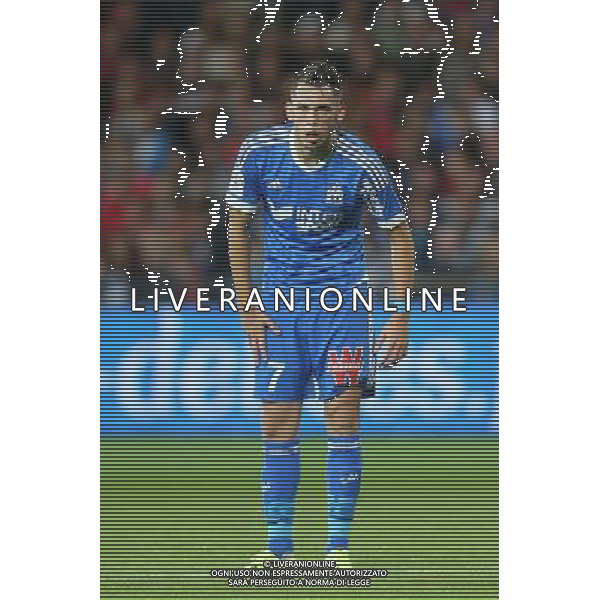 Lucas OCAMPOS - 28.08.2015 - Guingamp / Marseille - 4eme journee de Ligue 1 Photo : Vincent Michel / Icon Sport /AGENZIA ALDO LIVERANI Sas - ITALY ONLY - EDITORIAL USE ONLY