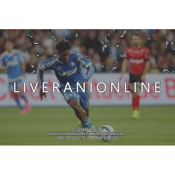 Michy BATSHUAYI - 28.08.2015 - Guingamp / Marseille - 4eme journee de Ligue 1 Photo : Vincent Michel / Icon Sport /AGENZIA ALDO LIVERANI Sas - ITALY ONLY - EDITORIAL USE ONLY