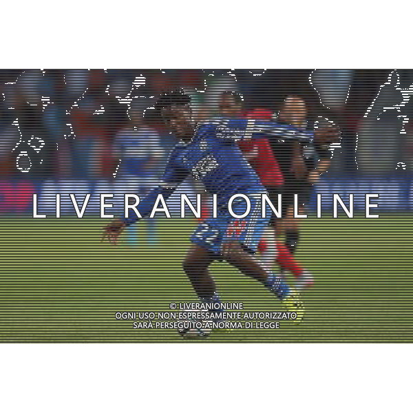 Michy BATSHUAYI - 28.08.2015 - Guingamp / Marseille - 4eme journee de Ligue 1 Photo : Vincent Michel / Icon Sport /AGENZIA ALDO LIVERANI Sas - ITALY ONLY - EDITORIAL USE ONLY