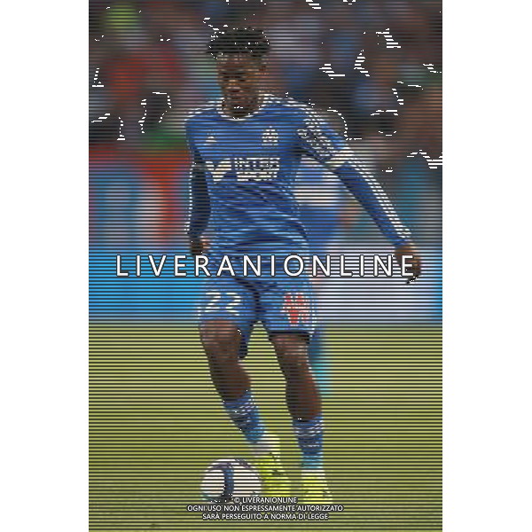 Michy BATSHUAYI - 28.08.2015 - Guingamp / Marseille - 4eme journee de Ligue 1 Photo : Vincent Michel / Icon Sport /AGENZIA ALDO LIVERANI Sas - ITALY ONLY - EDITORIAL USE ONLY