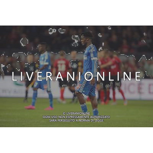 Michy BATSHUAYI - 28.08.2015 - Guingamp / Marseille - 4eme journee de Ligue 1 Photo : Vincent Michel / Icon Sport /AGENZIA ALDO LIVERANI Sas - ITALY ONLY - EDITORIAL USE ONLY