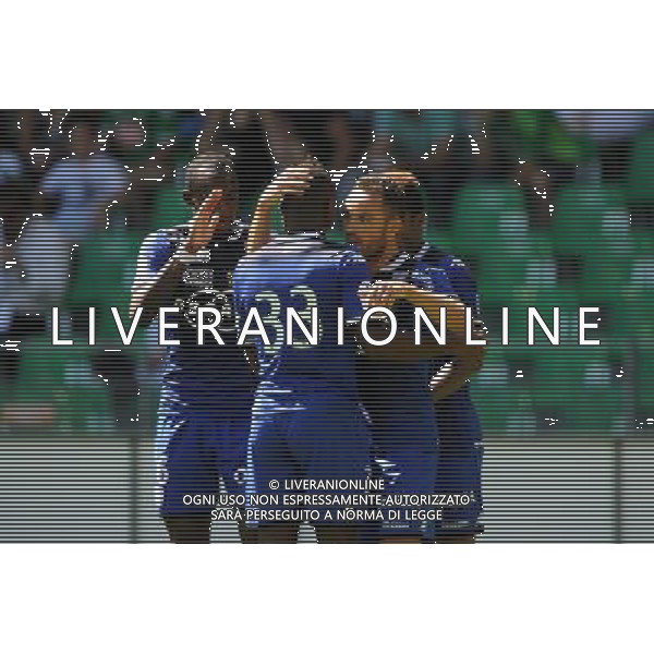 JOIE DE Gael DANIC - 30.08.2015 - Saint Etienne / Bastia - 4eme journee de Ligue 1 Photo : Jean Paul Thomas / Icon Sport AG ALDO LIVERANI SAS ONLY ITALY