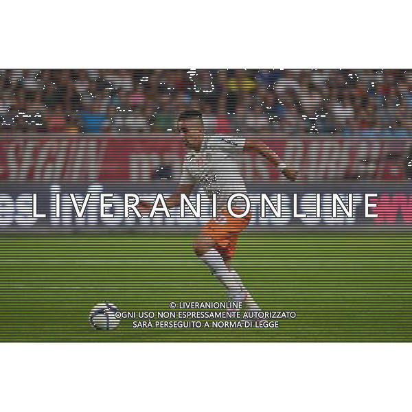 Ryad BOUDEBOUZ - 29.08.2015 - Troyes / Montpellier - 4eme journee de Ligue 1 Photo : Dave Winter / Icon Sport AG ALDO LIVERANI SAS ONLY ITALY