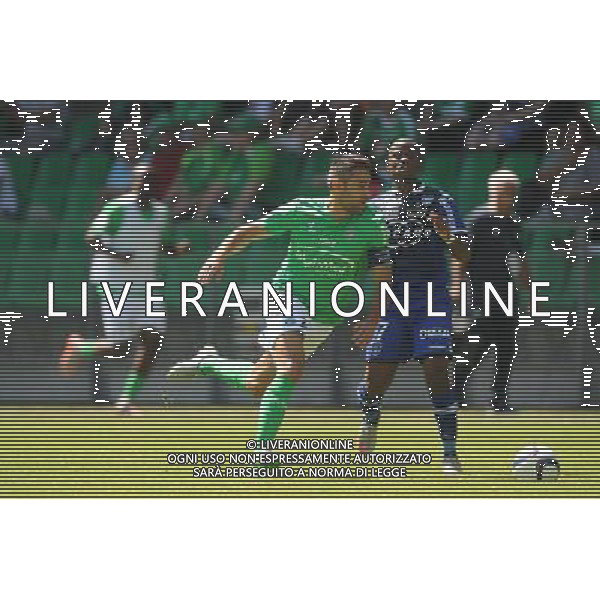 Loic PERRIN - 30.08.2015 - Saint Etienne / Bastia - 4eme journee de Ligue 1 Photo : Jean Paul Thomas / Icon Sport AG ALDO LIVERANI SAS ONLY ITALY