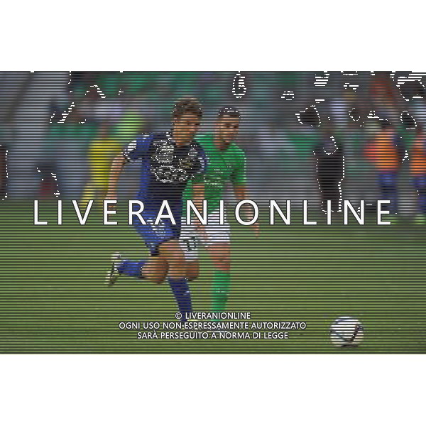 Yannick CAHUZAC - 30.08.2015 - Saint Etienne / Bastia - 4eme journee de Ligue 1 Photo : Jean Paul Thomas / Icon Sport AG ALDO LIVERANI SAS ONLY ITALY