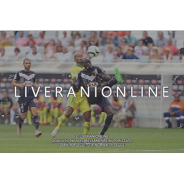 Johan Audel / Cedric Yambere - 30.08.2015 - Bordeaux / Nantes - 4eme journee de Ligue 1 Photo : Manuel Blondeau / Icon Sport AG ALDO LIVERANI SAS ONLY ITALY