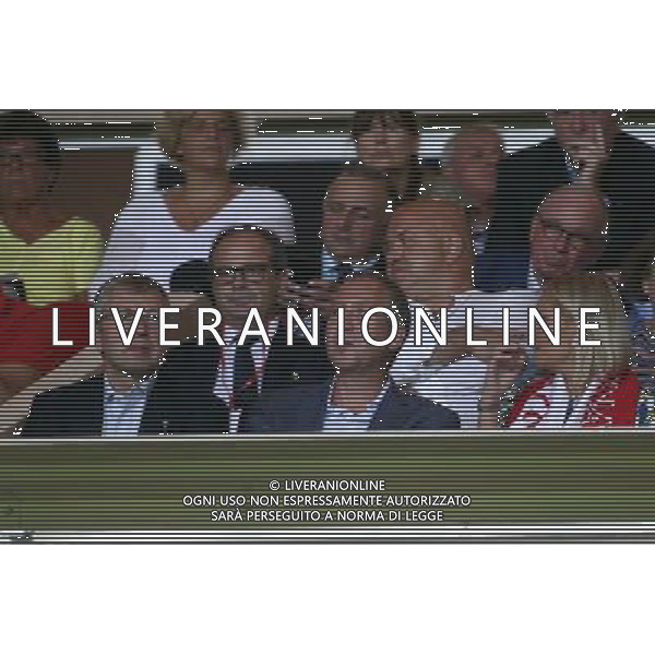 Dmitri Rybolovlev / Vadim Vasilyev / Luis Campos - 30.08.2015 - Monaco / PSG - 4eme journee de Ligue 1 Photo : Serge Haouzi / Icon Sport AG ALDO LIVERANI SAS ONLY ITALY