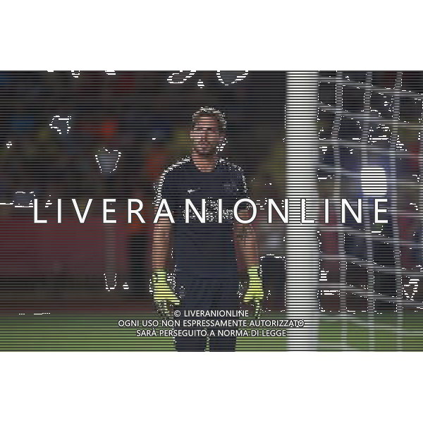 Kevin Trapp - 30.08.2015 - Monaco / PSG - 4eme journee de Ligue 1 Photo : Serge Haouzi / Icon Sport AG ALDO LIVERANI SAS ONLY ITALY
