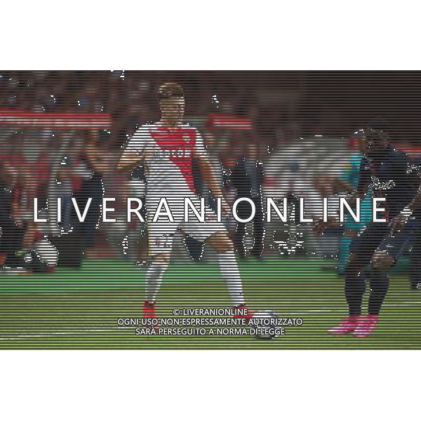 Stephan El Shaarawy / Serge Aurier - 30.08.2015 - Monaco / PSG - 4eme journee de Ligue 1 Photo : Serge Haouzi / Icon Sport *** Local Caption *** AG ALDO LIVERANI SAS ONLY ITALY *** Local Caption *** AG ALDO LIVERANI SAS ONLY ITALY