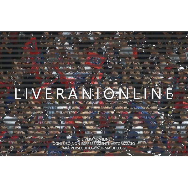 Supporters PSG - 30.08.2015 - Monaco / PSG - 4eme journee de Ligue 1 Photo : Serge Haouzi / Icon Sport *** Local Caption *** AG ALDO LIVERANI SAS ONLY ITALY *** Local Caption *** AG ALDO LIVERANI SAS ONLY ITALY