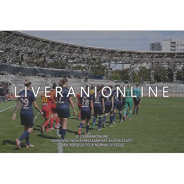 entree des equipes - 30.08.2015 - PSG / Rodez - 1ere journee D1 Feminine Photo : Nolwenn Le Gouic / Icon Sport AG ALDO LIVERANI SAS ONLY ITALY