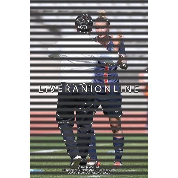 Farid BENSTITI / Anja MITTAG - 30.08.2015 - PSG / Rodez - 1ere journee D1 Feminine Photo : Nolwenn Le Gouic / Icon Sport AG ALDO LIVERANI SAS ONLY ITALY