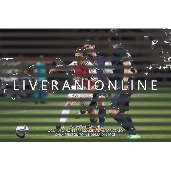 Bernardo Silva / Edinson Cavani - 30.08.2015 - Monaco / PSG - 4eme journee de Ligue 1 Photo : Serge Haouzi / Icon Sport AG ALDO LIVERANI SAS ONLY ITALY