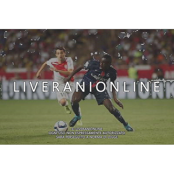 Blaise Matuidi - 30.08.2015 - Monaco / PSG - 4eme journee de Ligue 1 Photo : Serge Haouzi / Icon Sport AG ALDO LIVERANI SAS ONLY ITALY