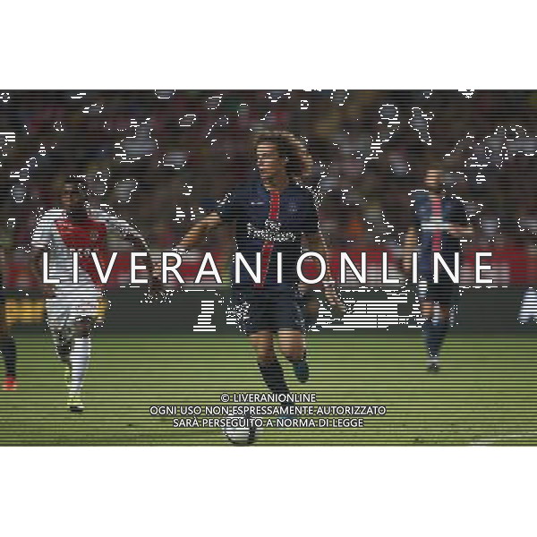 David Luiz - 30.08.2015 - Monaco / PSG - 4eme journee de Ligue 1 Photo : Serge Haouzi / Icon Sport AG ALDO LIVERANI SAS ONLY ITALY