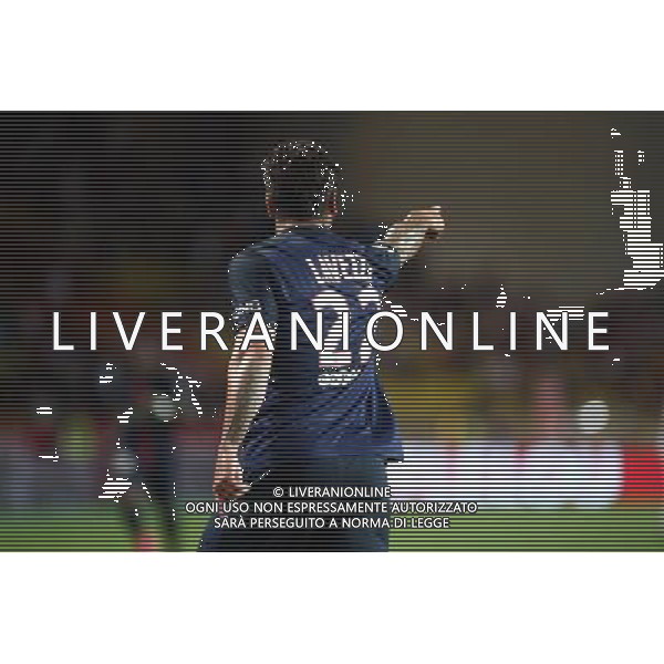 Ezequiel Lavezzi - 30.08.2015 - Monaco / PSG - 4eme journee de Ligue 1 Photo : Serge Haouzi / Icon Sport AG ALDO LIVERANI SAS ONLY ITALY
