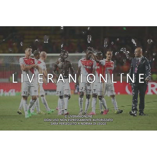 Deception Monaco - 30.08.2015 - Monaco / PSG - 4eme journee de Ligue 1 Photo : Serge Haouzi / Icon Sport /AGENZIA ALDO LIVERANI Sas - ITALY ONLY - EDITORIAL USE ONLY