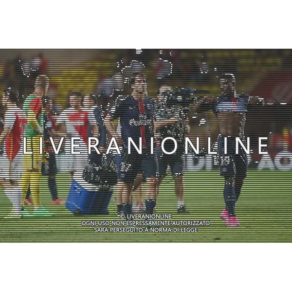 Maxwell / Serge Aurier - 30.08.2015 - Monaco / PSG - 4eme journee de Ligue 1 Photo : Serge Haouzi / Icon Sport /AGENZIA ALDO LIVERANI Sas - ITALY ONLY - EDITORIAL USE ONLY