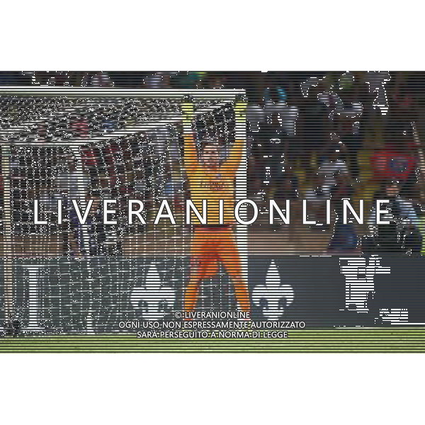 Kevin Trapp - 30.08.2015 - Monaco / PSG - 4eme journee de Ligue 1 Photo : Serge Haouzi / Icon Sport /AGENZIA ALDO LIVERANI Sas - ITALY ONLY - EDITORIAL USE ONLY