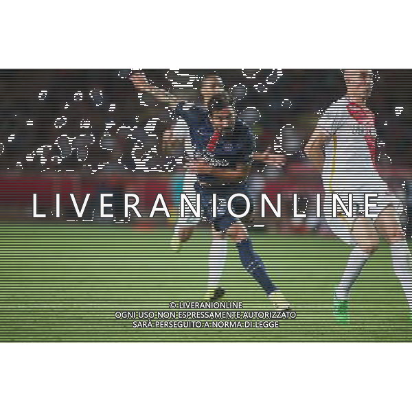 Goal Ezequiel Lavezzi - 30.08.2015 - Monaco / PSG - 4eme journee de Ligue 1 Photo : Serge Haouzi / Icon Sport /AGENZIA ALDO LIVERANI Sas - ITALY ONLY - EDITORIAL USE ONLY
