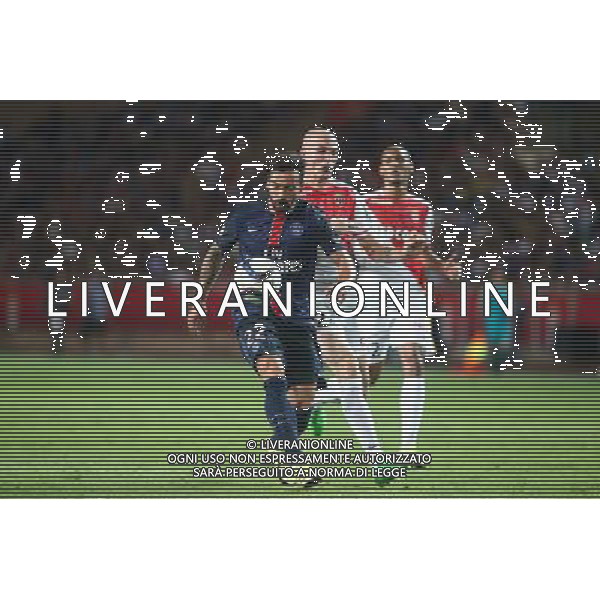 Goal Ezequiel Lavezzi - 30.08.2015 - Monaco / PSG - 4eme journee de Ligue 1 Photo : Serge Haouzi / Icon Sport /AGENZIA ALDO LIVERANI Sas - ITALY ONLY - EDITORIAL USE ONLY