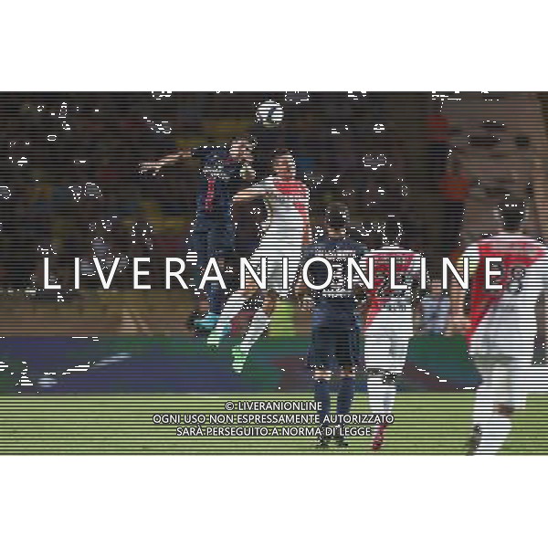 Thiago Motta / Guido Carrillo - 30.08.2015 - Monaco / PSG - 4eme journee de Ligue 1 Photo : Serge Haouzi / Icon Sport /AGENZIA ALDO LIVERANI Sas - ITALY ONLY - EDITORIAL USE ONLY