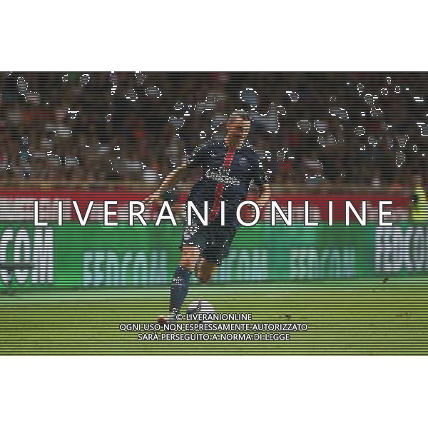 Zlatan Ibrahimovic - 30.08.2015 - Monaco / PSG - 4eme journee de Ligue 1 Photo : Serge Haouzi / Icon Sport /AGENZIA ALDO LIVERANI Sas - ITALY ONLY - EDITORIAL USE ONLY