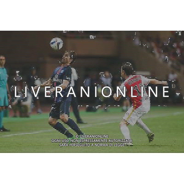 Maxwell / Bernardo Silva - 30.08.2015 - Monaco / PSG - 4eme journee de Ligue 1 Photo : Serge Haouzi / Icon Sport /AGENZIA ALDO LIVERANI Sas - ITALY ONLY - EDITORIAL USE ONLY
