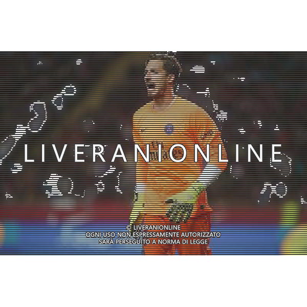Kevin Trapp - 30.08.2015 - Monaco / PSG - 4eme journee de Ligue 1 Photo : Serge Haouzi / Icon Sport /AGENZIA ALDO LIVERANI Sas - ITALY ONLY - EDITORIAL USE ONLY