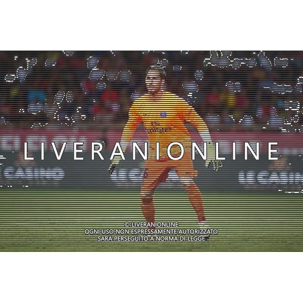 Kevin Trapp - 30.08.2015 - Monaco / PSG - 4eme journee de Ligue 1 Photo : Serge Haouzi / Icon Sport /AGENZIA ALDO LIVERANI Sas - ITALY ONLY - EDITORIAL USE ONLY