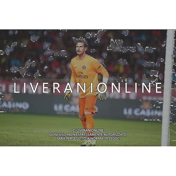 Kevin Trapp - 30.08.2015 - Monaco / PSG - 4eme journee de Ligue 1 Photo : Serge Haouzi / Icon Sport /AGENZIA ALDO LIVERANI Sas - ITALY ONLY - EDITORIAL USE ONLY