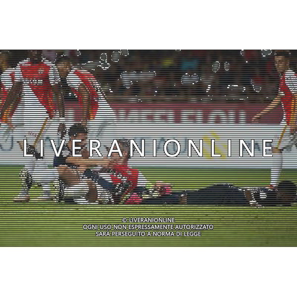 Thiago Motta / Jeremy Toulalan - 30.08.2015 - Monaco / PSG - 4eme journee de Ligue 1 Photo : Serge Haouzi / Icon Sport /AGENZIA ALDO LIVERANI Sas - ITALY ONLY - EDITORIAL USE ONLY