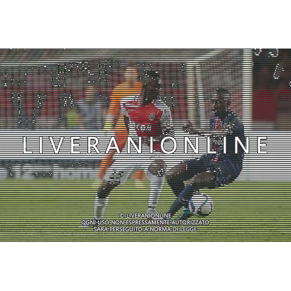 Adama Traore / Blaise Matuidi - 30.08.2015 - Monaco / PSG - 4eme journee de Ligue 1 Photo : Serge Haouzi / Icon Sport /AGENZIA ALDO LIVERANI Sas - ITALY ONLY - EDITORIAL USE ONLY
