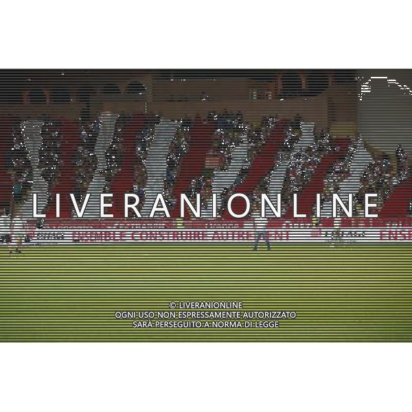 Supporters Monaco - 30.08.2015 - Monaco / PSG - 4eme journee de Ligue 1 Photo : Serge Haouzi / Icon Sport /AGENZIA ALDO LIVERANI Sas - ITALY ONLY - EDITORIAL USE ONLY