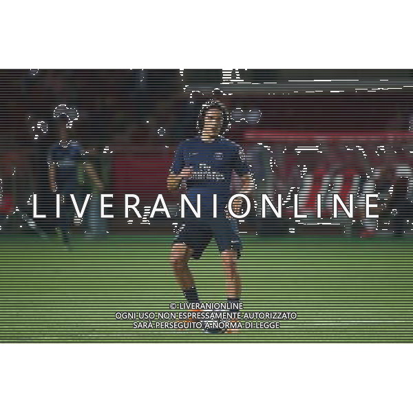 Edinson Cavani - 30.08.2015 - Monaco / PSG - 4eme journee de Ligue 1 Photo : Serge Haouzi / Icon Sport /AGENZIA ALDO LIVERANI Sas - ITALY ONLY - EDITORIAL USE ONLY