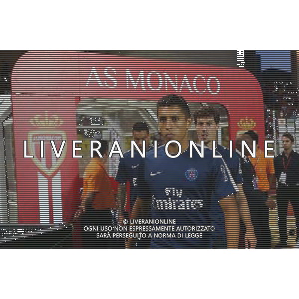Marquinhos / Benjamin Stambouli - 30.08.2015 - Monaco / PSG - 4eme journee de Ligue 1 Photo : Serge Haouzi / Icon Sport /AGENZIA ALDO LIVERANI Sas - ITALY ONLY - EDITORIAL USE ONLY