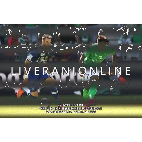 Jean Christophe BAHEBECK - 30.08.2015 - Saint Etienne / Bastia - 4eme journee de Ligue 1 Photo : Jean Paul Thomas / Icon Sport /AGENZIA ALDO LIVERANI Sas - ITALY ONLY - EDITORIAL USE ONLY