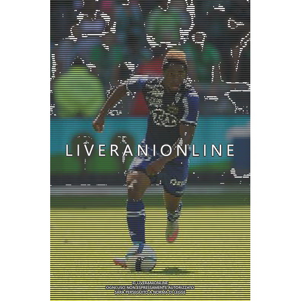 Francois KAMANO - 30.08.2015 - Saint Etienne / Bastia - 4eme journee de Ligue 1 Photo : Jean Paul Thomas / Icon Sport /AGENZIA ALDO LIVERANI Sas - ITALY ONLY - EDITORIAL USE ONLY
