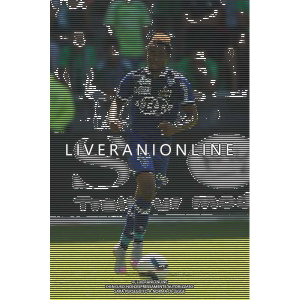 Francois KAMANO - 30.08.2015 - Saint Etienne / Bastia - 4eme journee de Ligue 1 Photo : Jean Paul Thomas / Icon Sport /AGENZIA ALDO LIVERANI Sas - ITALY ONLY - EDITORIAL USE ONLY