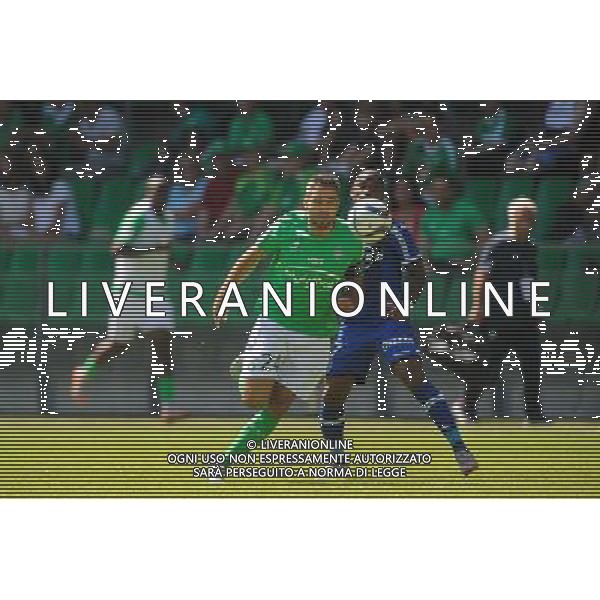 Loic PERRIN - 30.08.2015 - Saint Etienne / Bastia - 4eme journee de Ligue 1 Photo : Jean Paul Thomas / Icon Sport /AGENZIA ALDO LIVERANI Sas - ITALY ONLY - EDITORIAL USE ONLY