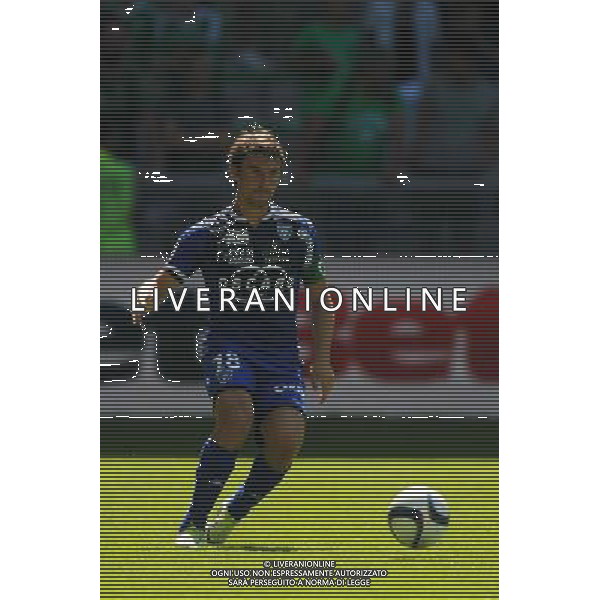 Yannick CAHUZAC - 30.08.2015 - Saint Etienne / Bastia - 4eme journee de Ligue 1 Photo : Jean Paul Thomas / Icon Sport /AGENZIA ALDO LIVERANI Sas - ITALY ONLY - EDITORIAL USE ONLY