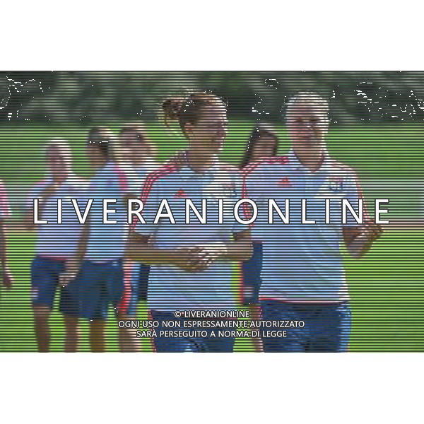 Lotta SCHELIN / Ada HEGERBERG - 30.08.2015 - VGA Saint Maur / Lyon - 1eme journee de 1er Division feminine Photo : Dave Winter / Icon Sport /AGENZIA ALDO LIVERANI Sas - ITALY ONLY - EDITORIAL USE ONLY - calcio femminile