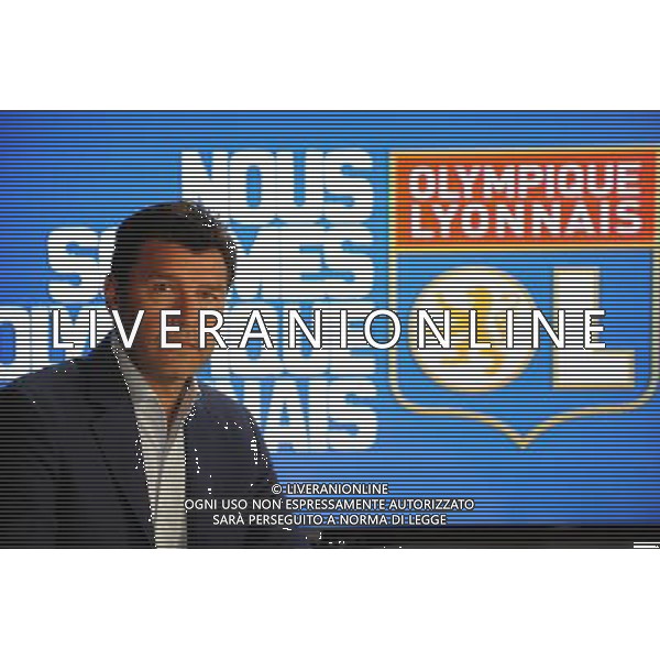 Hubert FOURNIER - 30.08.2015 - Presentation nouveau joueur de Lyon - Ligue 1 2015/2016 Photo : Jean Paul Thomas / Icon Sport AG ALDO LIVERANI SAS ONLY ITALY