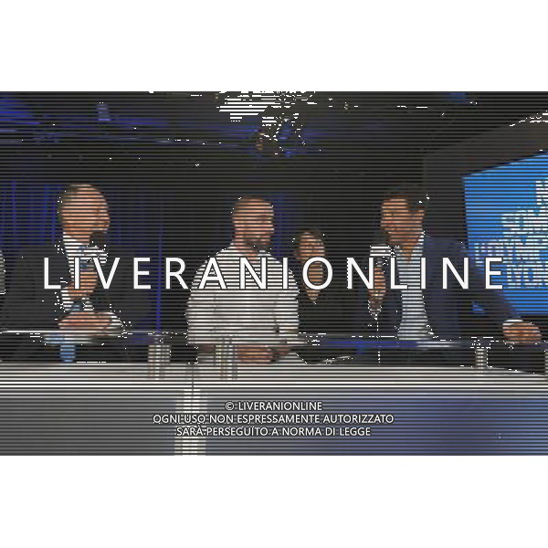 Jean Michel AULAS / Sergi DARDER / Hubert FOURNIER - 30.08.2015 - Presentation nouveau joueur de Lyon - Ligue 1 2015/2016 Photo : Jean Paul Thomas / Icon Sport AG ALDO LIVERANI SAS ONLY ITALY