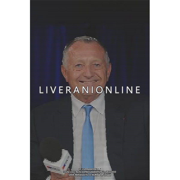 Jean Michel AULAS - 30.08.2015 - Presentation nouveau joueur de Lyon - Ligue 1 2015/2016 Photo : Jean Paul Thomas / Icon Sport *** Local Caption *** AG ALDO LIVERANI SAS ONLY ITALY *** Local Caption *** AG ALDO LIVERANI SAS ONLY ITALY