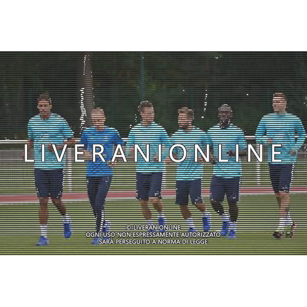 Raphael VARANE / Laurent KOSCIELNY / Yohan CABAYE / Bacary SAGNA / Morgan SCHNEIDERLIN - 31.08.2015 -Equipe de France de Football - Entrainement -Clairefontaine Photo : Dave Winter / Icon Sport AG ALDO LIVERANI SAS ONLY ITALY