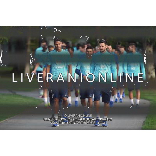 Raphael VARANE / Hugo LLORIS - 31.08.2015 -Equipe de France de Football - Entrainement -Clairefontaine Photo : Dave Winter / Icon Sport AG ALDO LIVERANI SAS ONLY ITALY