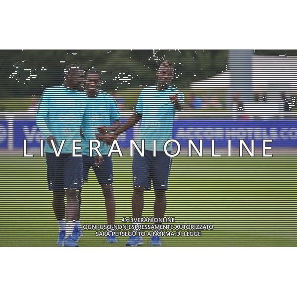 Kurt ZOUMA / Geoffrey KONDOGBIA / Paul POGBA - 31.08.2015 -Equipe de France de Football - Entrainement -Clairefontaine Photo : Dave Winter / Icon Sport AG ALDO LIVERANI SAS ONLY ITALY