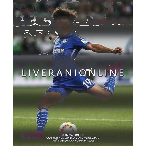 Leroy Sane - 28.08.2015 - Wolfsbourg / Schalke 04 - 3eme journee de Bundesliga Photo : Firo / Icon Sport AG ALDO LIVERANI SAS ONLY ITALY